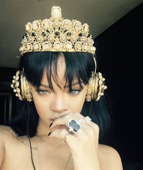 dolce and gabbana headphones replica|rihanna selfie with headphones.